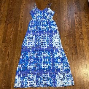 Parker Santiago Open Back Maxi Dress Size Xs